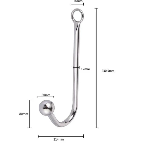 Anal Collar and Hook 5334 with Cuffs Beaded Elegant 0706